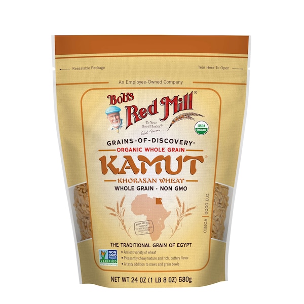 Bob's Red Mill Organic Kamut Grain 24 oz. Pouches, PK4